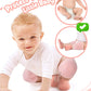 Bosoner Baby Crawling Anti-Slip Knee And Socks For Boys And Girls Best Infant Gift, Unisex Baby Toddlers Kneepads (Blue Pink Gre