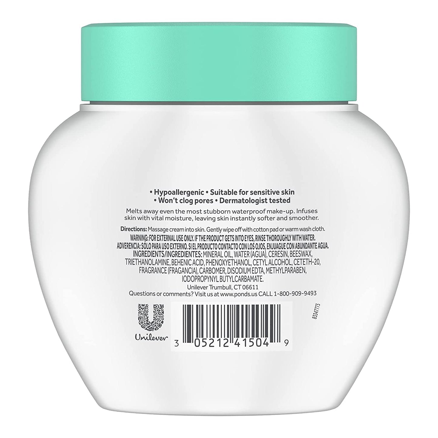 Pond'S Cold Cream Cleanser 9.5 Oz (269 G) Package Of 3
