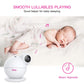 Ibaby M8 2K Smart Baby Monitor, 355 Pan 110 Tilt And 2-Way Talk, Video Baby Monitor With Crying And Motion Alerts, Moonlight Pro