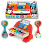 Baby Einstein First Tunes Piano & Shakers Musical Gift Set, with Maracas and Toy Piano, Ages 6 Months and Up