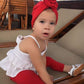 Insowni 8 Pack Solid Nursery Hospital Turban Hat Cap Beanie Bonnet With Flower For Baby Girls Toddlers Newborns Infants