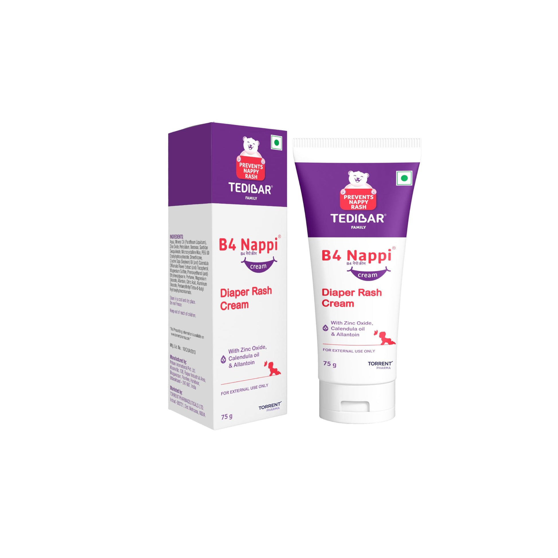 B4 Nappi Cream 75Gm  Diaper Rash Prevention Cream.