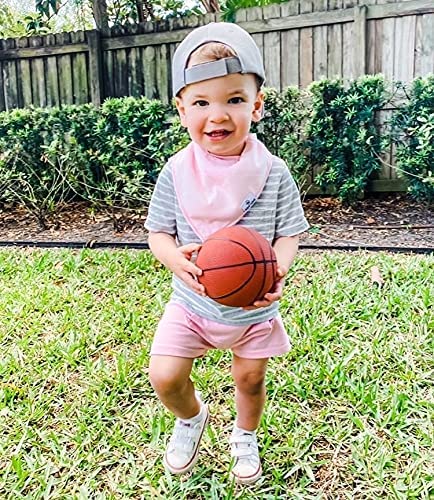 Diapersquad'S 10-Pack Baby Bibs For Drooling And Teething - Bandana Bibs For Girls, Boy, Soft Cotton Baby Drool Bibs (Pastel)