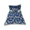 Pinks & Blues Full Sleeping 5 Piece Baby Bedding Set With 2 Puppy Shape Side Pillows (042Months) (Printed Sky)