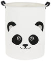 TIBAOLOVER Baby Laundry Basket Baby Hamper Kids Laundry Hamper Cute Toy Storage Bin Organizer for Boys and Girls Panda Nursery R