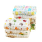 MomS Home Baby Super Soft Absorbent Muslin 6 Layer Face Wipes/Wash Clothes 30X30 Cm  (03 Years)  Pack Of 5