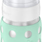 Lifefactory 8-Ounce Stainless-Steel Vacuum-Insulated Wide-Neck Baby Bottle With Sippy Nipple, Mint (Ls2251Wmi4)