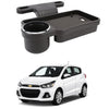 Oshotto (FT04) Foldable Car Auto Headrest Rear Back Seat Table Drink Food Cup Tray Holder Compatible with Chevrolet Spark  Bla