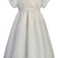 Embroidered Tulle Christening Baptism -Size M (6-12 Months)