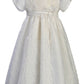 Embroidered Tulle Christening Baptism -Size Xs (0-3 Months)