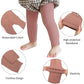 5 Pairs Girls Tights Cable Knit Leggings Footless Pants Pantyhose Stockings For Infants Toddlers