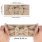 Jiahang Baby Bows Turban Knotted Head Wraps Hair Bow Headbands Stretchy Hair Bands 9Pcs For Newborn Infant Toddlers Girls (Qyb91