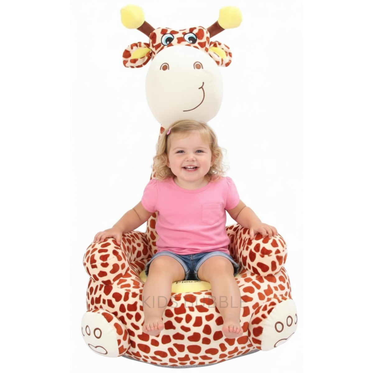 1 Year To 5 Year Kids Baby/Toddlers Plush Cushion 1 Seater Sofa Seat | Baby Sofa Seater For Sitting | Perfect Giftpack Grey (Bro