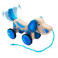 Wooden Pull Dog Toy Wooden Walk Pull Along Toy with String Toy Montessori Toddler Pull Toys for Walking Toddlers