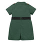 Wild One Birthday Outfit Girl Short Sleeve Safari Jumpsuit With Safari Hat Baby Safari Outfit Toddler Zookeeper Outfits Dark Gre