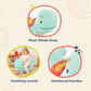 B. toys- Whale Rocker - Echo- Whale Rocking Toy - Wooden Ride-On - Classic Toys for Toddlers, Kids - 18 Months +