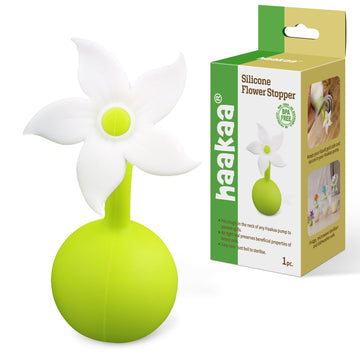 Haakaa Flower Stopper Breastpump Stopper Manual Breast Pump Silicone Flower Stopper 100% Food Grade Silicone Bpa Pvc And Phthala