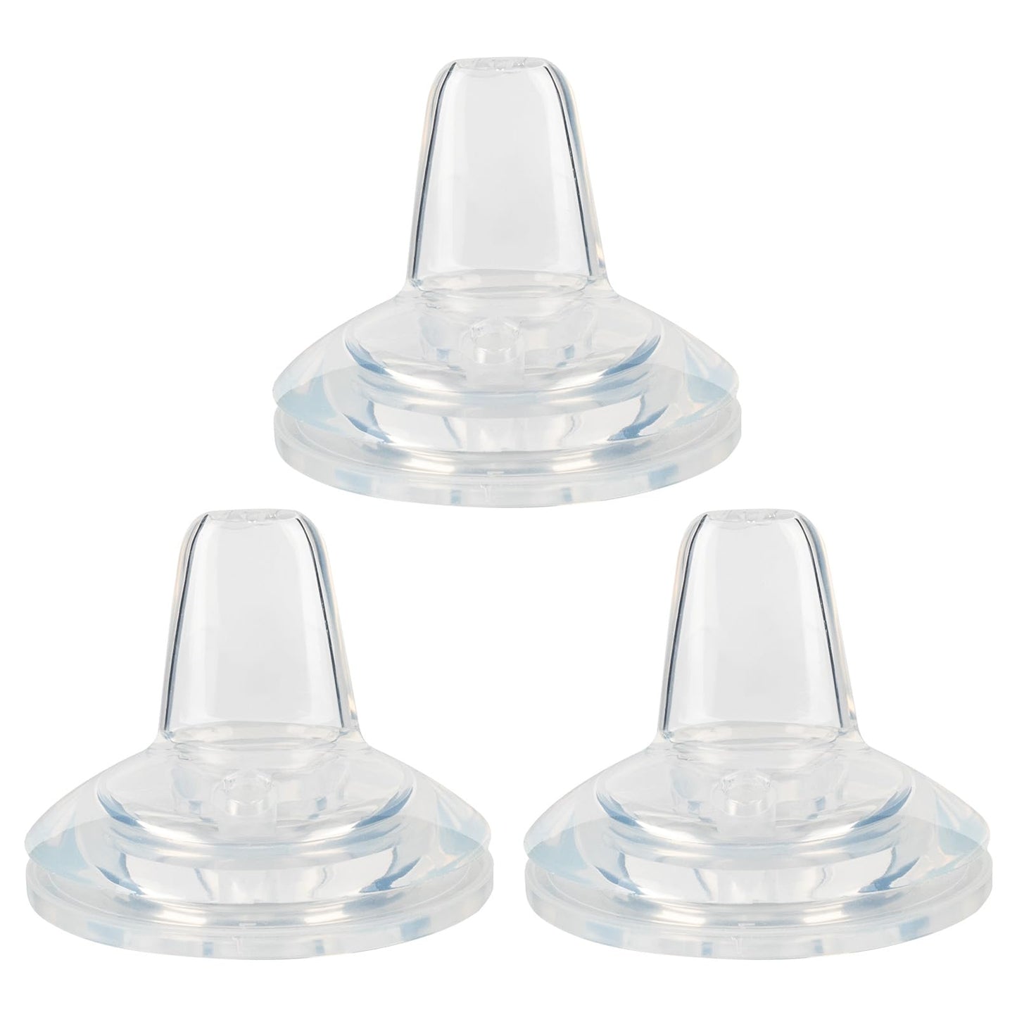 Sippy Cup Nipples For Mam Baby Bottles, Soft 100% Silicone Sippy Spout Nipples, 6M+, Variable Flow, 3 Count