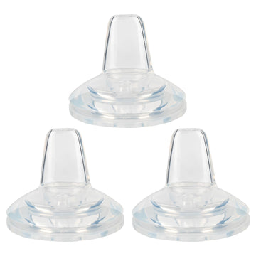 Sippy Cup Nipples For Mam Baby Bottles, Soft 100% Silicone Sippy Spout Nipples, 6M+, Variable Flow, 3 Count
