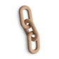 mushie Silicone Baby Links Teether Toy (Natural)