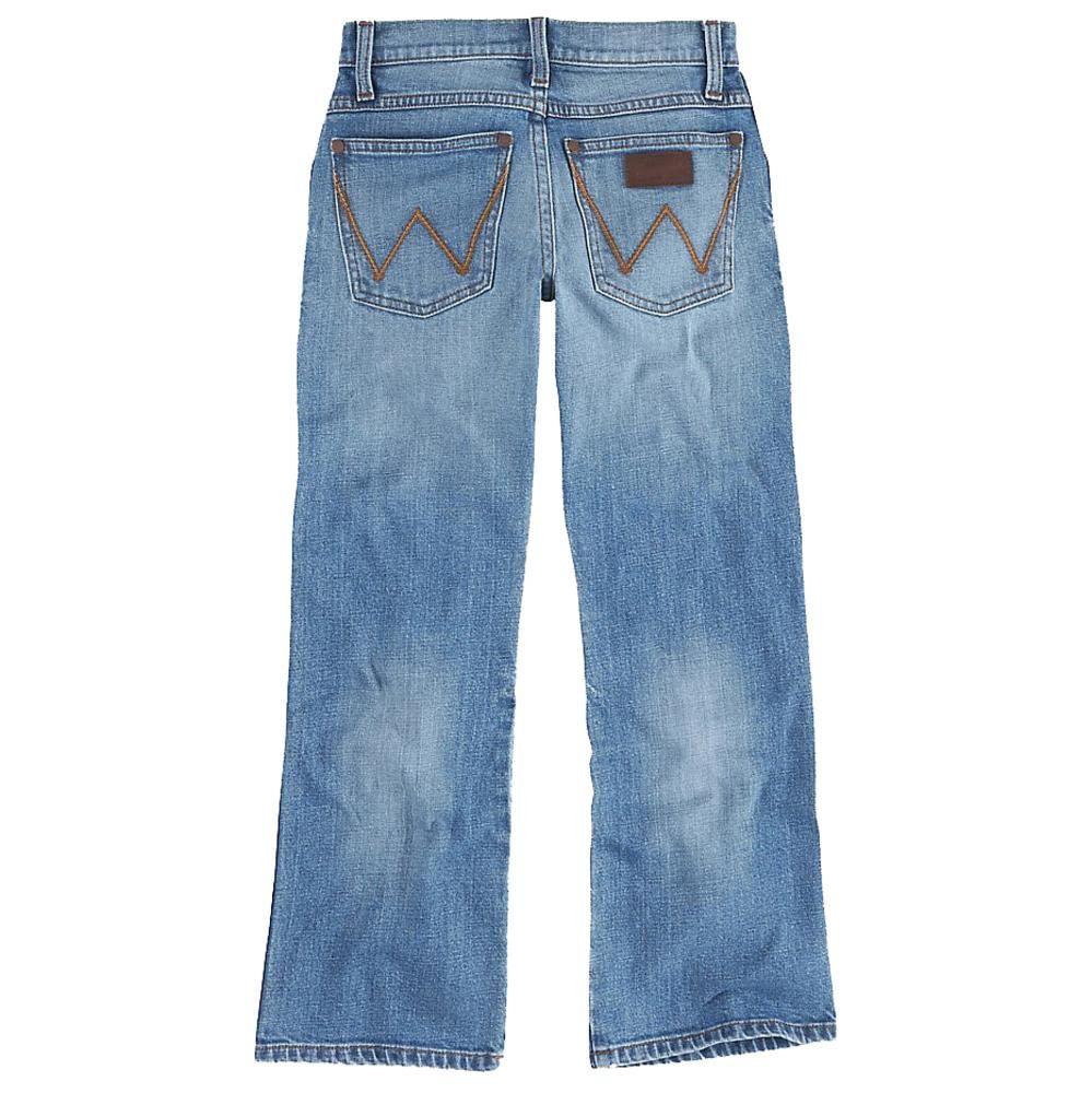 Wrangler Boys JRT20GL Retro Relaxed Boot Greely Wash Jeans 3TR Denim