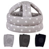 Toraso Baby Helmet & Baby Knee Pads For Crawling,Infant Helmet & Walking Baby Helmet,For Age 6-36 Months, Gray Star(A)