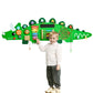 VEVOR Dinosaur Activity Busy Board Wall, 11 Wall Activities Board, Montessori Sensory Wall Panel for Kids 3-12 Years, Sensory Wa