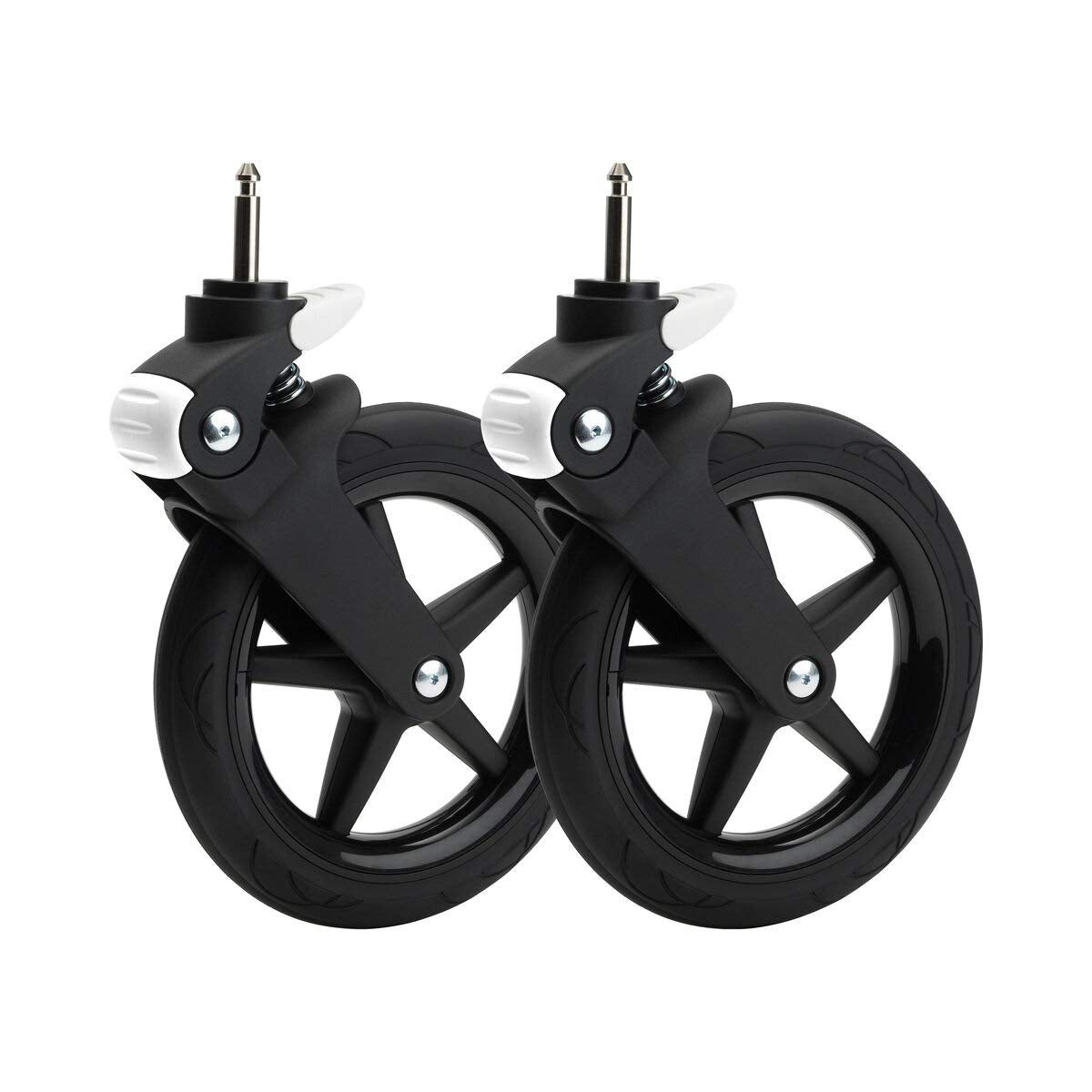Bugaboo Fox Wheel Caps In Glossy Black