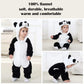 Baby Panda Costumes Unisex Toddler Outfit Halloween Dress Up Romper 24-30 Months