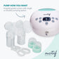 Motif Medical Luna Double Electric Breast Pump - Easy To Use, Quiet Motor, Built-In Led Night Light - Outlet Required
