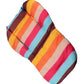 Twoworld Baby High Chair Seat Cushion Liner Mat Pad Cover Rainbow Striped Water Resistant And High Chair Straps (5 Point Harness
