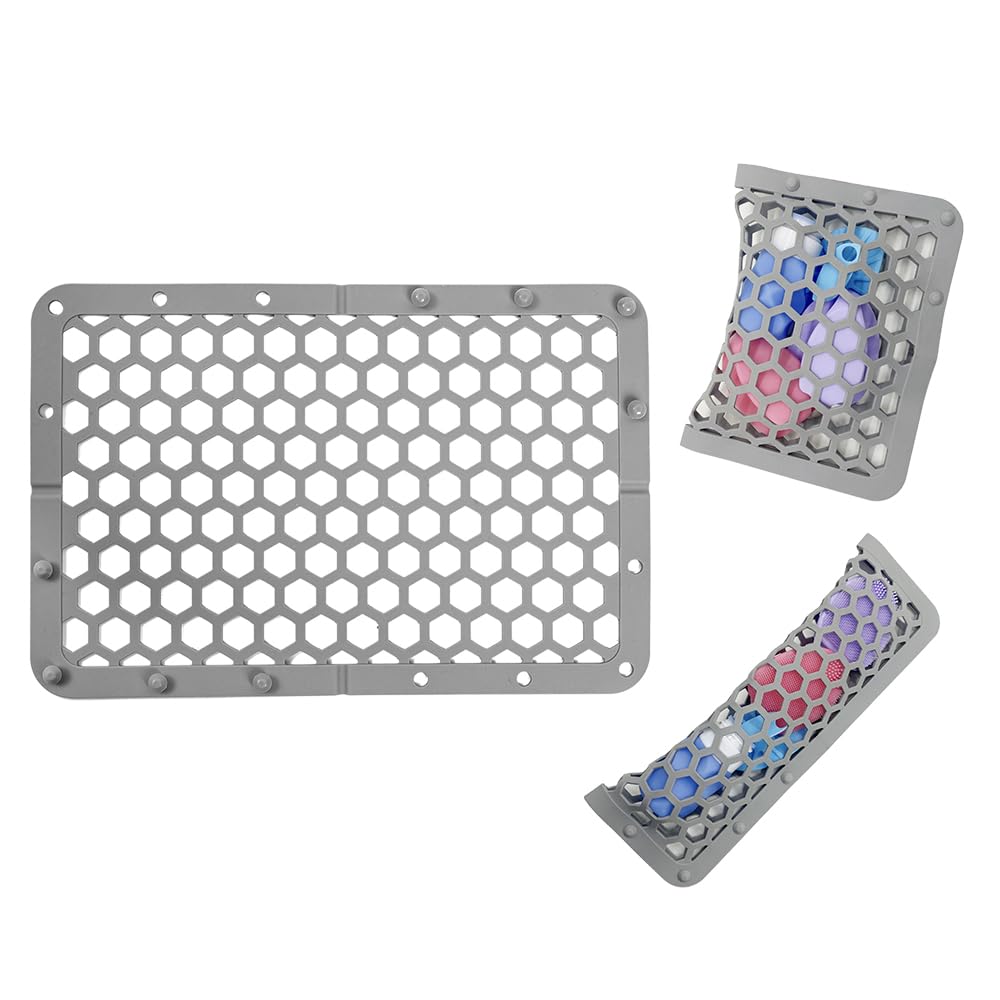 Revex Silicone Dishwasher Bag,11.8' X 7.9' Dishwasher Basket For Baby Items,Baby Bottle Dishwasher Baskets With Adjustable Siz