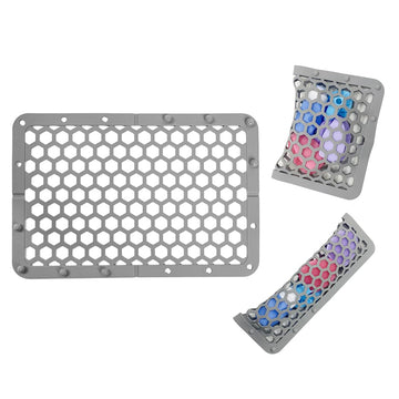 Revex Silicone Dishwasher Bag,11.8' X 7.9' Dishwasher Basket For Baby Items,Baby Bottle Dishwasher Baskets With Adjustable Siz