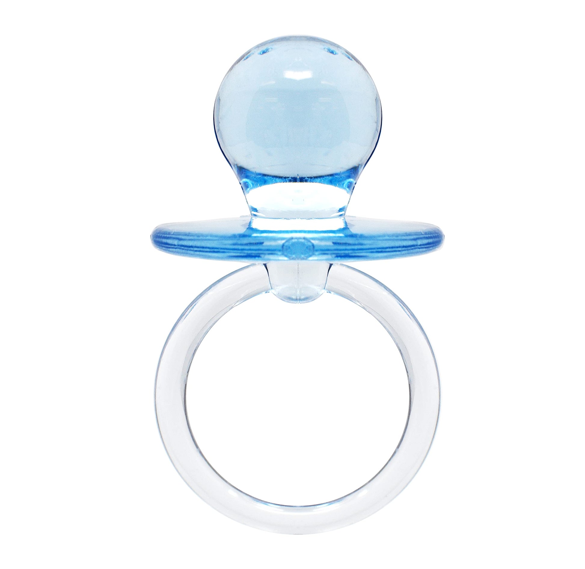 Baby Pacifier 2.5' Baby Shower Favors Decoration (Blue, 36 Count)