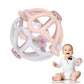 AULEGE Baby Rattle Teether Toys, Silicone Chew Toy with Rattles for Babies 0-3-6-12 to 18 Months, Infant Sensory Teething Toys, 