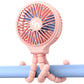 Homelifairy Stroller Fan Clip On Baby Rechargeable Portable Fan Battery Operated Fan Mini Handheld Personal Fan Usb Car Seat Sma