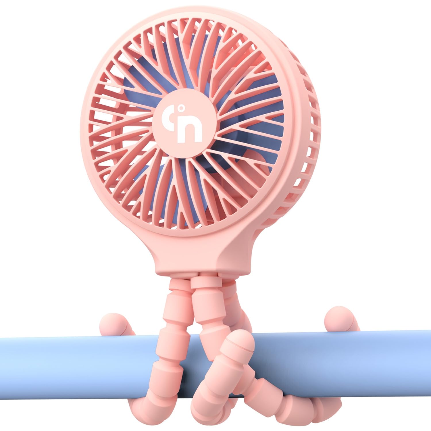 Homelifairy Stroller Fan Clip On Baby Rechargeable Portable Fan Battery Operated Fan Mini Handheld Personal Fan Usb Car Seat Sma