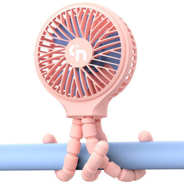 Homelifairy Stroller Fan Clip On Baby Rechargeable Portable Fan Battery Operated Fan Mini Handheld Personal Fan Usb Car Seat Sma