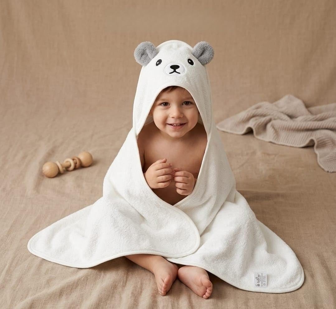 Butterthief Hooded Baby Wrapper Cum Baby Bath Towel  Super Soft Cotton Newborn Baby Blanket, Infant Swaddle Wrap & Kids Hooded 