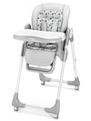 Babilous Foldable High Chair with Soft Cushion, High Chairs for Babies and Toddlers, Height Adjustable Feeding Chair, Adjustable
