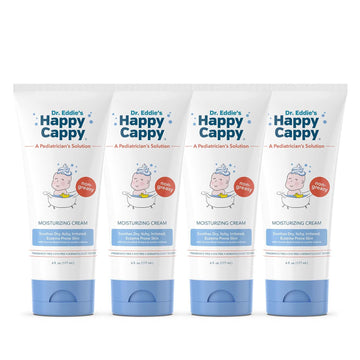 Happy Cappy Dr. Eddie'S Moisturizing Cream - Baby Eczema Cream, Eczema Lotion For Kids, Pediatrician-Formulated, Gentle, Paraben