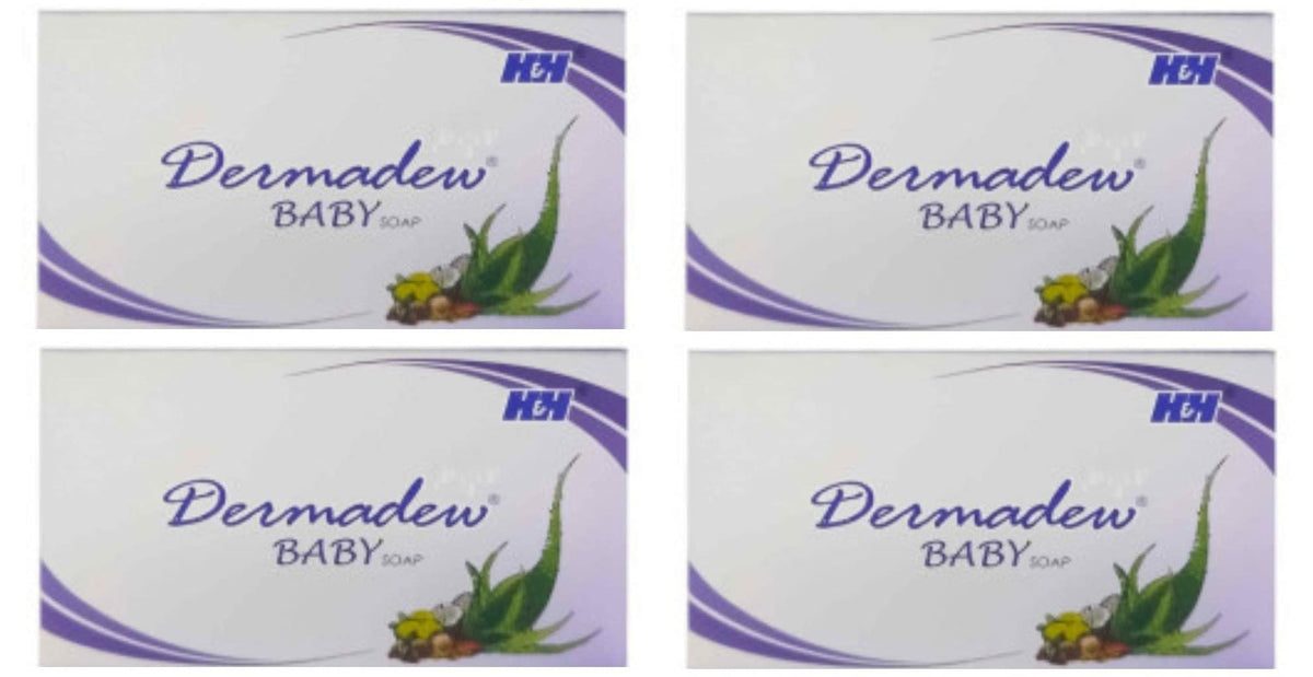 H&H Dermadew Baby Soap 75G (Pack Of 4S)