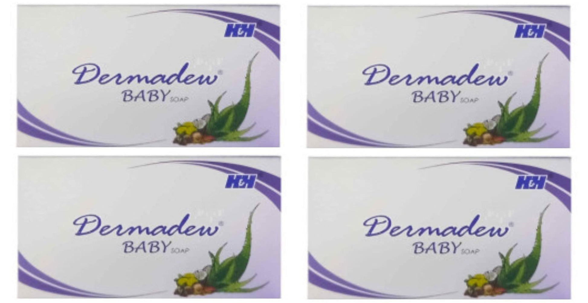 H&H Dermadew Baby Soap 75G (Pack Of 4S)