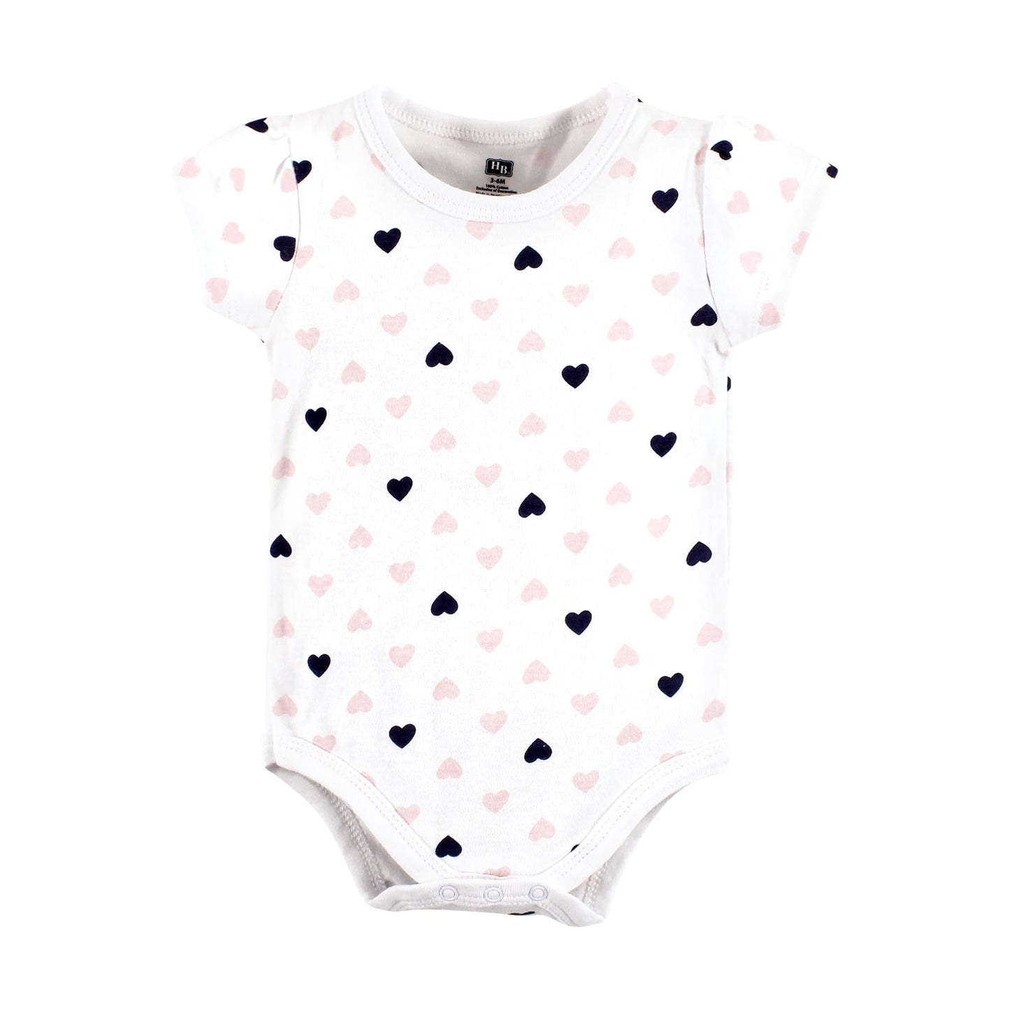 Hudson Baby Unisex Baby Cotton Layette Set, Girl Mommy Pink Navy, 9-12 Months