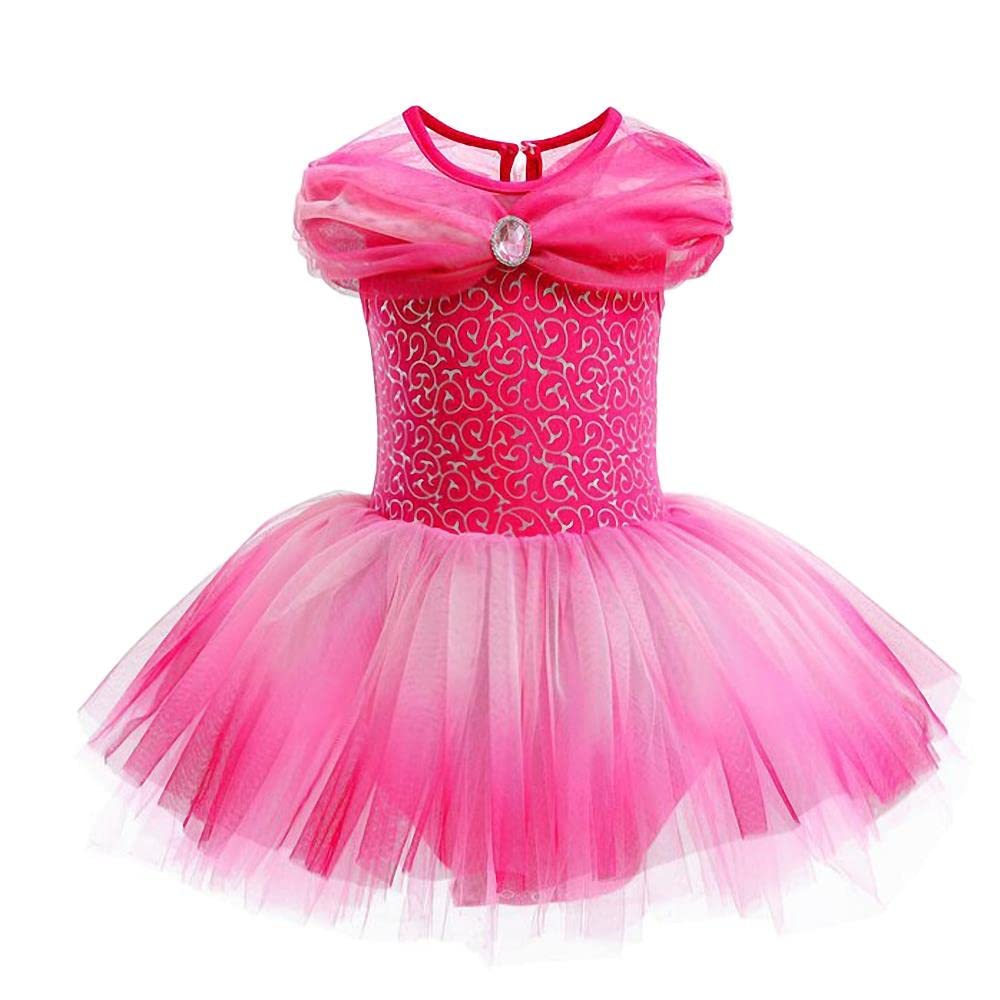 Dressy Daisy Princess Ballet Leotards Tutu Dress for Toddler Girls Ballerina Outfits Dance Costume Dancewear with Tulle Skirt Si