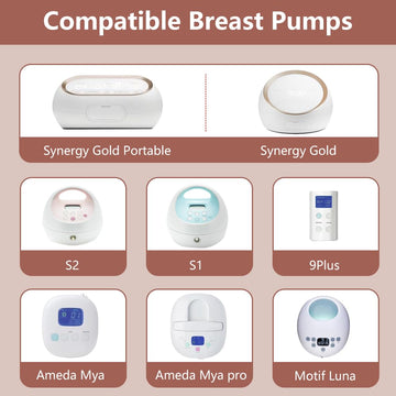 14Pack Breast Pump Replacement Parts For Spectra S2, S1, 9 Plus, Synergy Gold,For Spectra Breast Pump Accessories, Replace Duckb