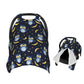 Muishi Cute Owls and A Moon Baby Car Seat Canopy Nursing Cover for Newborn Car Seat Breastfeeding Covers Blanket Newborn Shower 