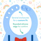 Nuby 3D Soft Silicone Baby Bib With Scoop - Silicone Bib For Toddlers And Babies 6+ Months - Suspenders And Bow Tie