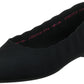 Skechers Womens Cleo Bewitched - Engineered Knit Skimmer Ballet Flat, Black, 85 Us