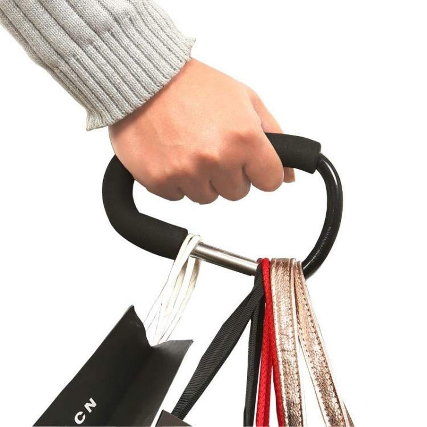 Tgood Stroller Hooks-2Pacs X-Large 16Cm(6.3') Of Multipurpose Hook Clips-For Mommy Shopping Bags,Baby Diaper Bags,Groceries,Clo